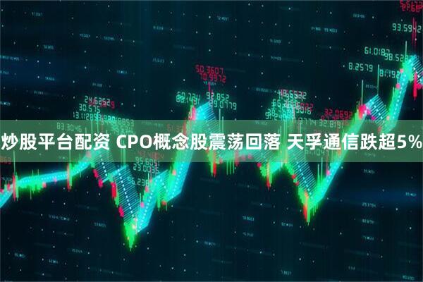 炒股平台配资 CPO概念股震荡回落 天孚通信跌超5%