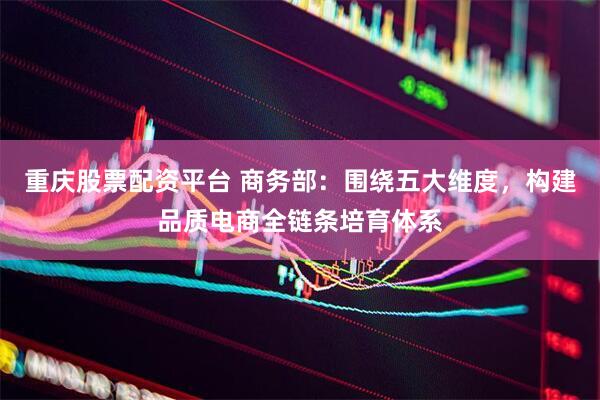 重庆股票配资平台 商务部：围绕五大维度，构建品质电商全链条培育体系